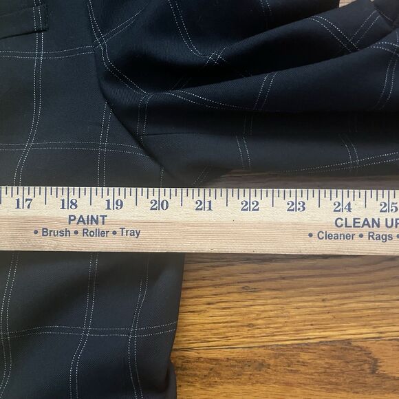 H&M Men's 42R Black Plaid Skinny Fit Two Button Blazer Jacket Sport Coat - Picture 10 of 11